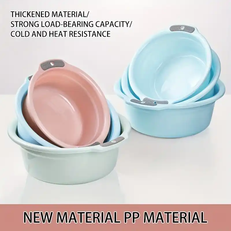 Durable Multiuse Plastic Washbasin Laundry Foot Vegetable Household