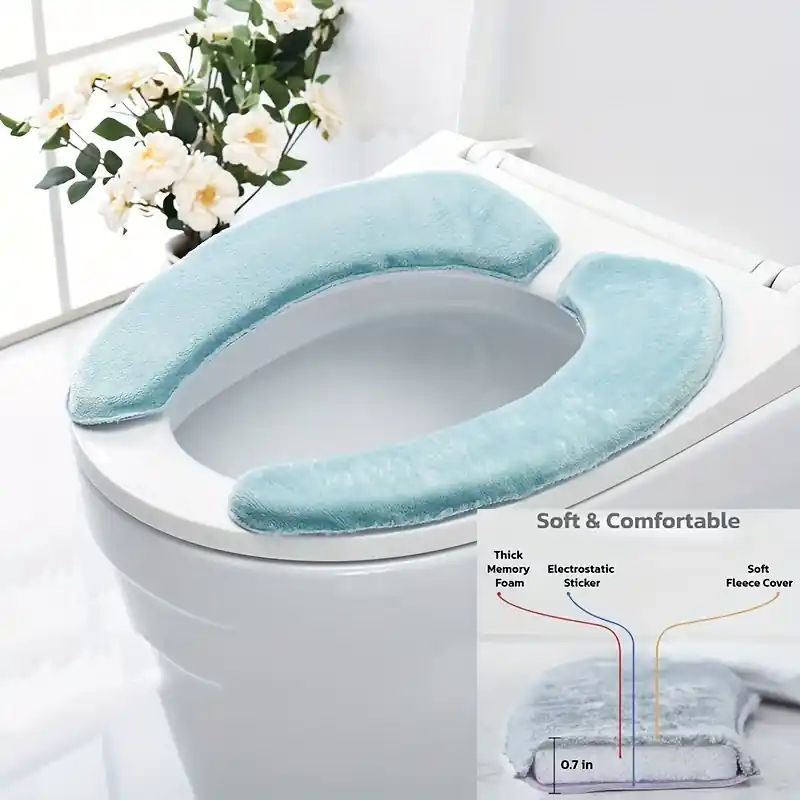 Thickened Universal Toilet Seat Cushion Sticker Allseason Comfort Mat