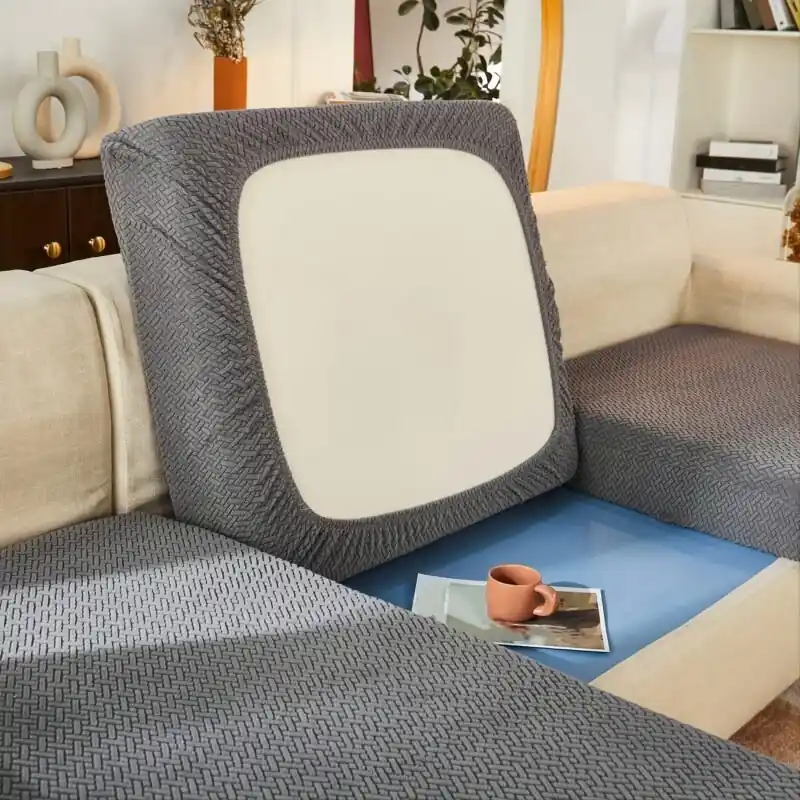 Universal Stretchable Sofa Cushion Cover Durable Easyclean 1pc Protector