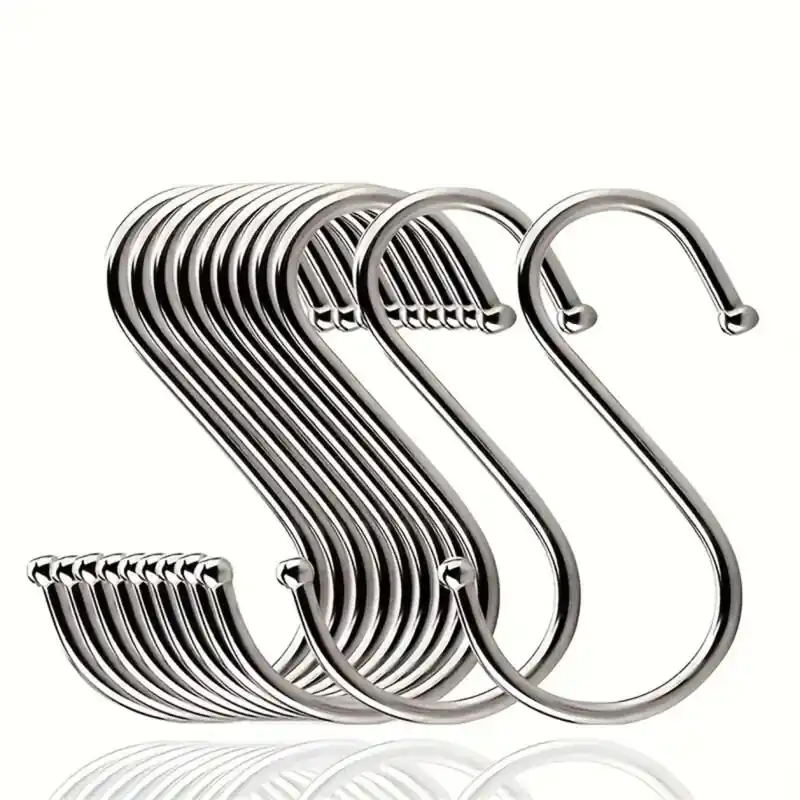 Heavyduty Stainless Steel Shooks Organize Kitchens Bathrooms Offices 612pcs