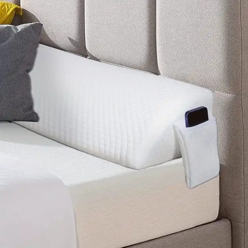Foam Bed Wedge Pillow Close Mattress Gap Bolster Headboard Support
