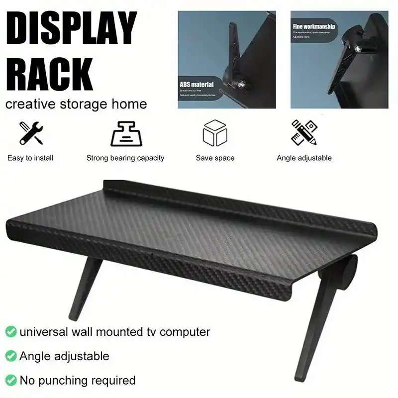 Adjustable Tv Screen Top Shelf Rack For Home Office Storage