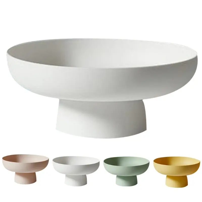 Durable Modern Fruit Basket With Drain Spacesaving Home Restaurant Centerpiece