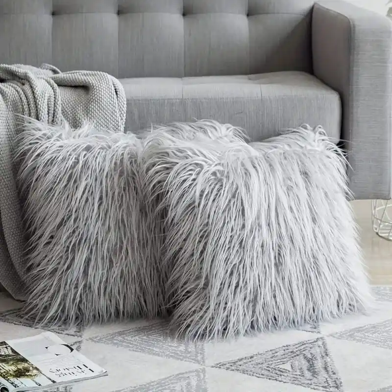 Ultrasoft Plush Decorative Pillow Cover 18x18inch Home Party Decor