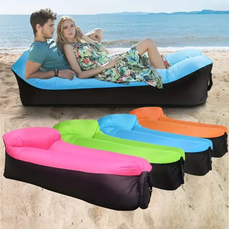 Portable Inflatable Air Sofa Perfect For Backyard Beach Lakeside Relaxation