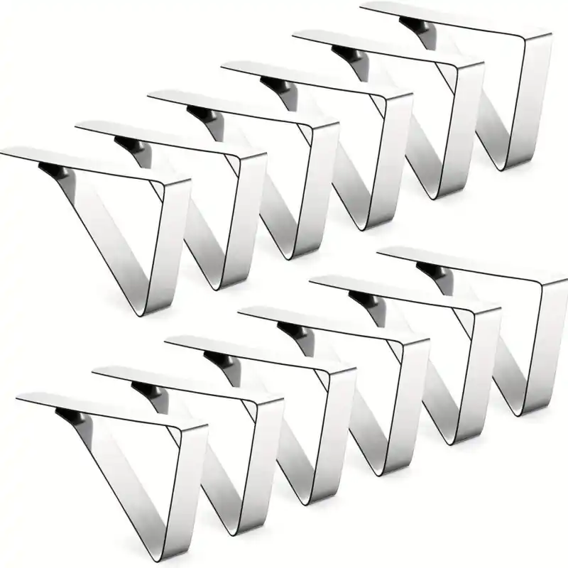 Stainless Steel Heavy Duty Tablecloth Clips 612pcs For Parties Events