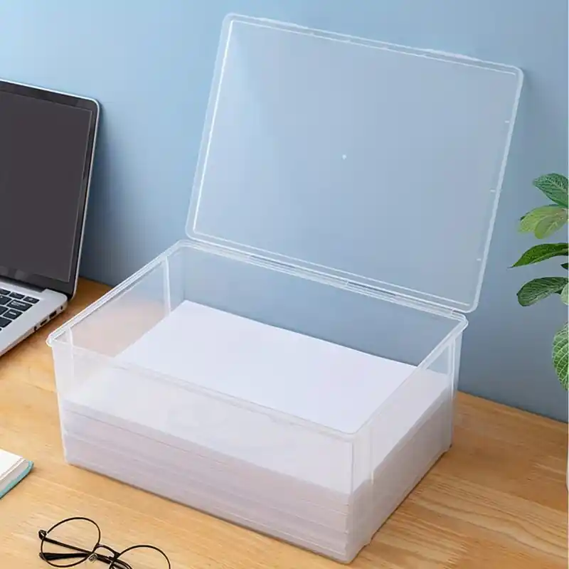 A4 Fliptop Multipurpose Storage Box Home Office School Organizer