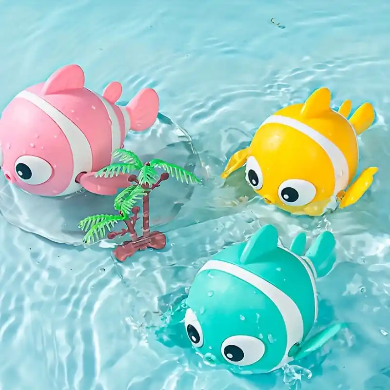 Durable Clownfish Bath Toys For Kids Fun Safe Learning Play