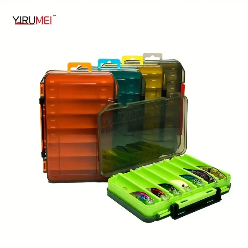 14cell Doublesided Fishing Tackle Box Secure Lure Organizer