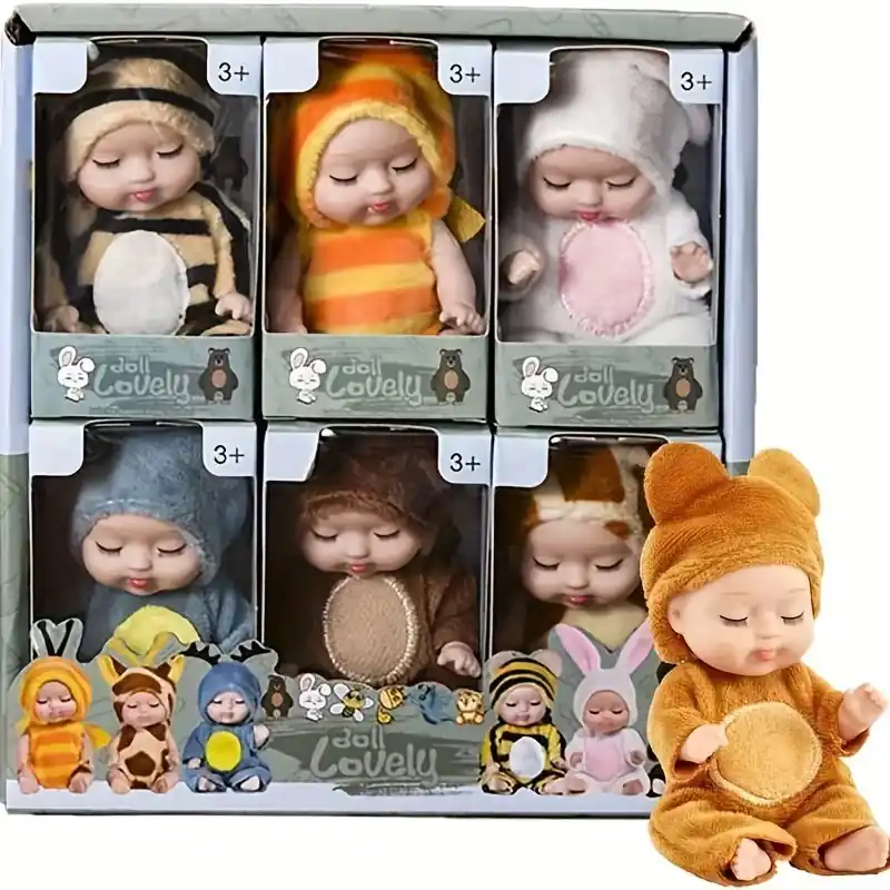6piece Princess Doll Set Ideal Birthday Holiday Gift For Kids