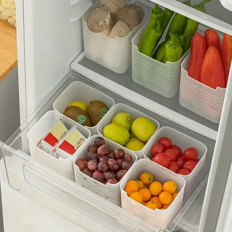 3piece Easy Fridge Organizer Set Fruit Food Storage Solution