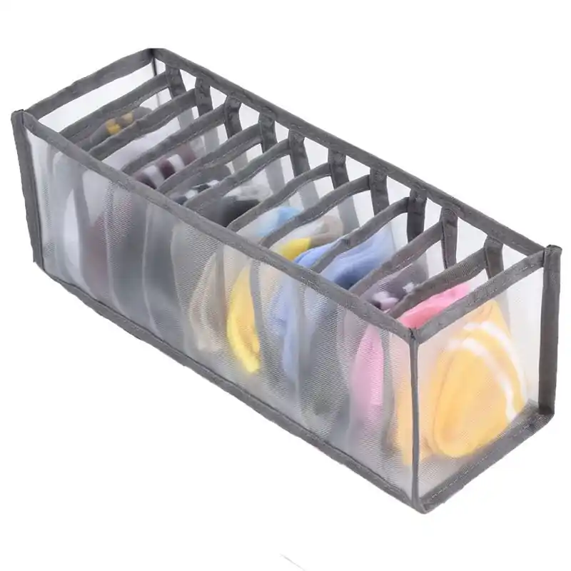 Foldable 11grid Organizer Box For Socks Underwear Closet Decluttering
