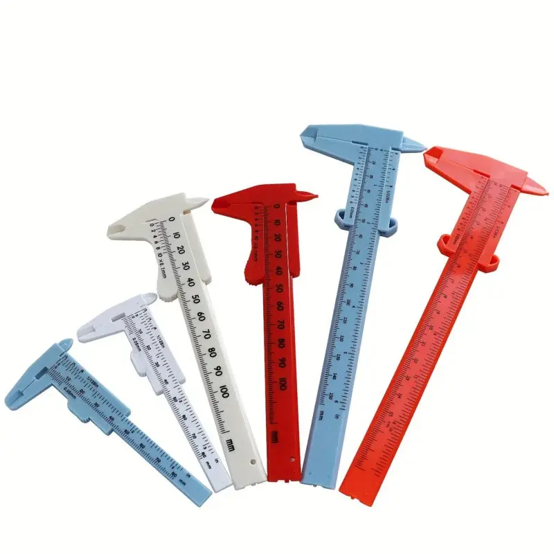 Precision Plastic Vernier Caliper Accurate Student Measurement Tool 150mm