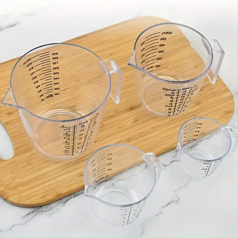 Set Of 14 Large Capacity Plastic Measuring Cups For Kitchen Baking