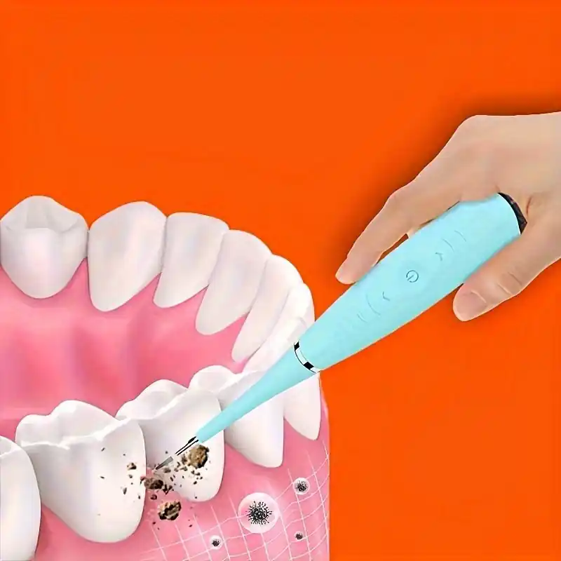 Rechargeable Dental Tartar Remover Teeth Cleaning 5 Gear Plaque Removal Kit