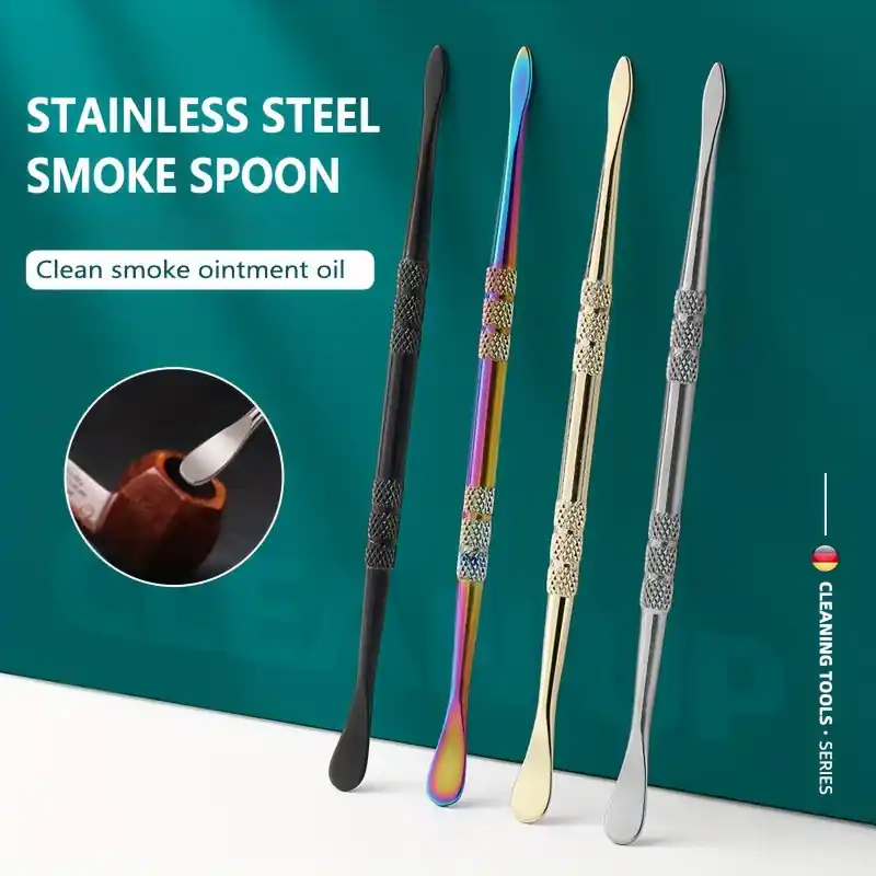Versatile Stainless Steel Dualend Ergonomic Spoon For Ointments Pastes Cleaning