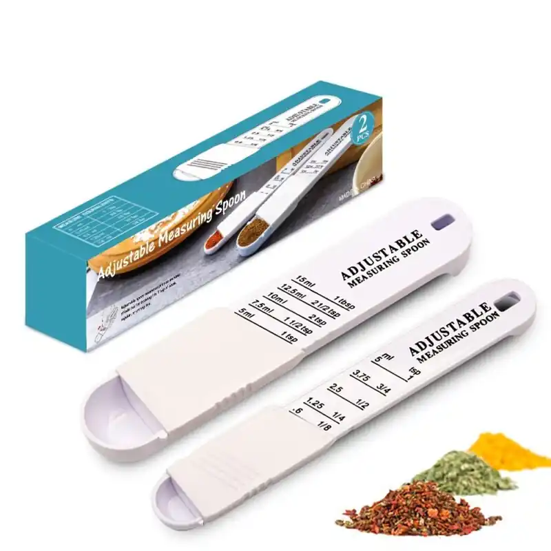 Adjustable Measuring Spoon Set Precision Baking Cooking Kitchen Gadget