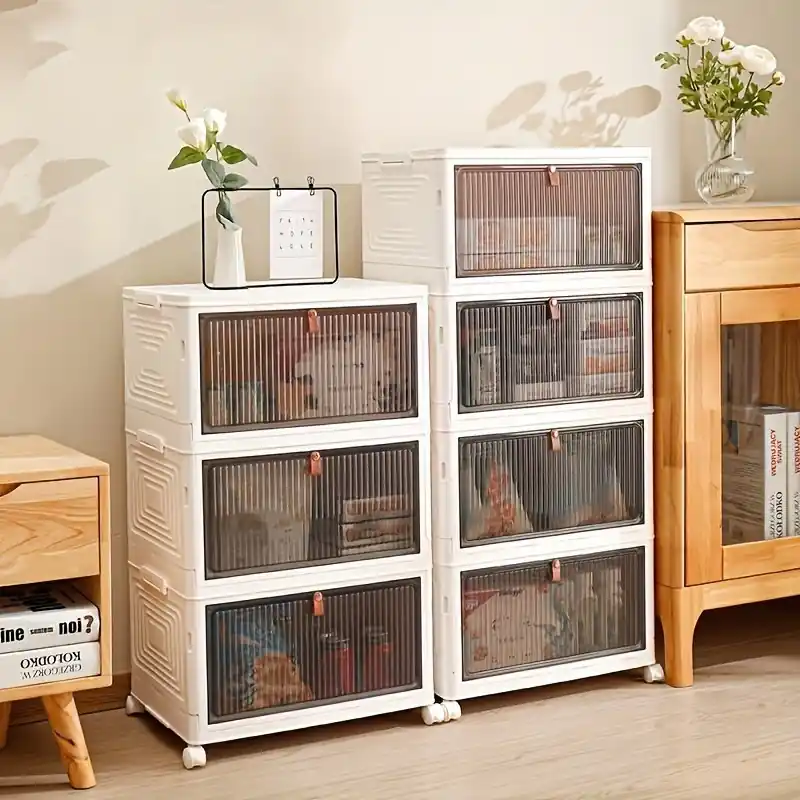Mobile Foldable Multilayer Storage Organizer Largecapacity Home Solution