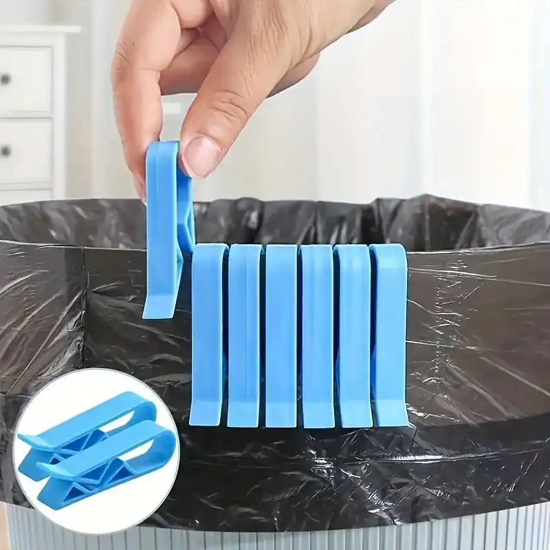 10pcs Antislip Garbage Bag Clips Creative Home Organization
