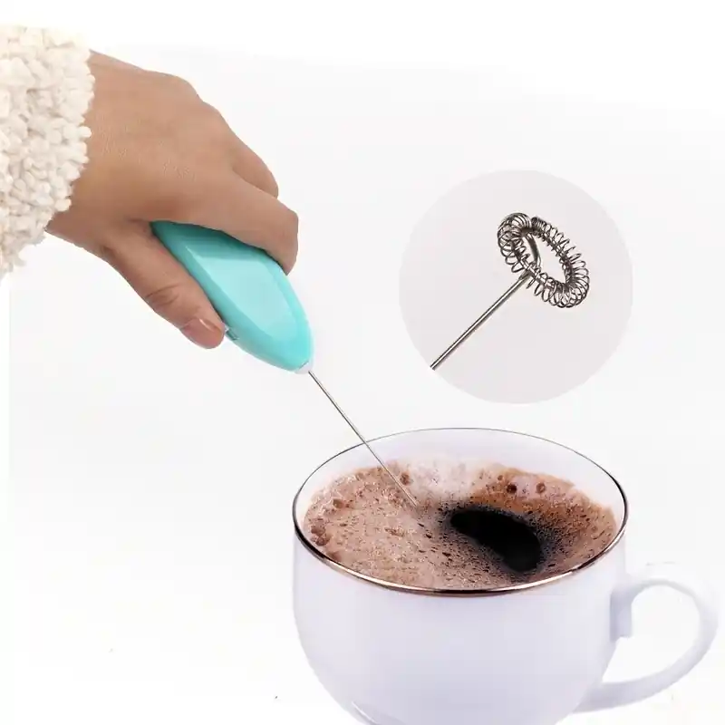 Electric Handheld Drink Mixer Perfect For Coffee Milk And More