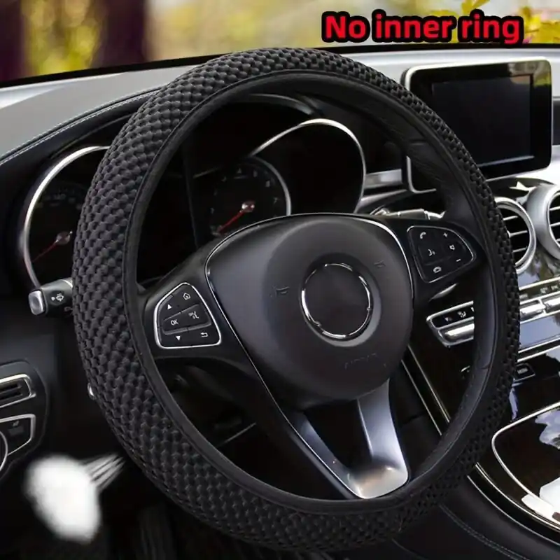 Breathable Nonslip Mesh Steering Wheel Cover Comfort Fit 3738cm