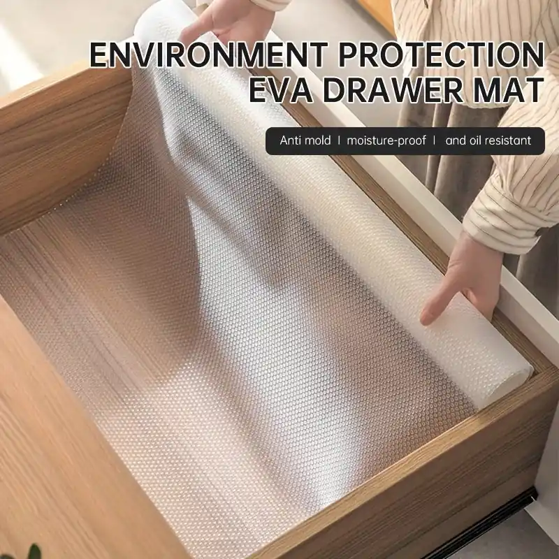 Waterproof Oilproof Shelf Liners Washable Cuttable Perfect For Kitchen Storage