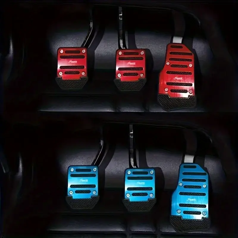 Antiskid Car Pedals Set Manualautomatic Accelerator Brake Pedal Kit