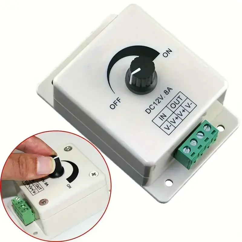 Adjustable Dcdc Voltage Regulator 8a Power Supply Led Dimmer 12v