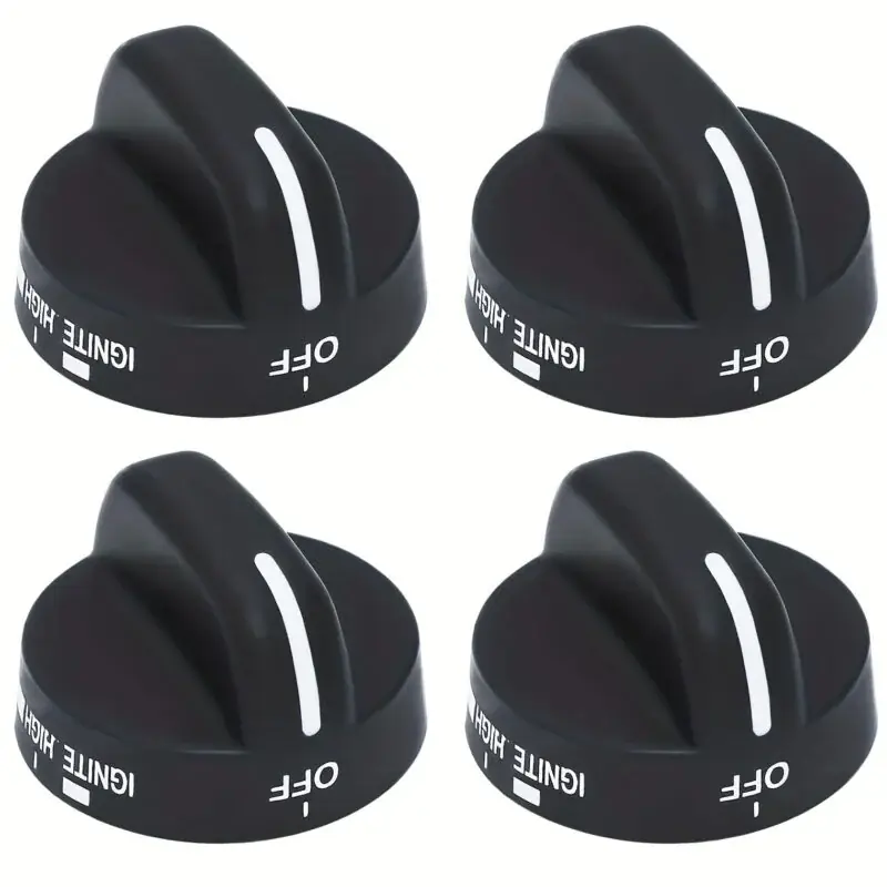 Whirlpool Gas Stove Control Knob Replacement Black 14pcs Wp8273103 Compatible
