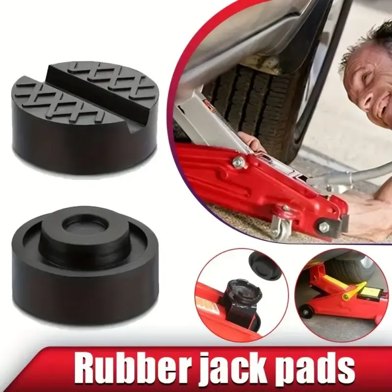 Heavyduty Universal Car Jack Stand Rubber Pads Frame Protector Tool
