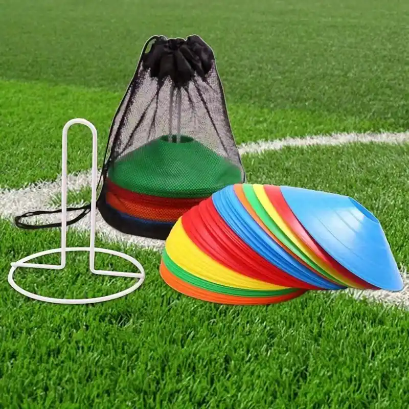 10pcs Multicolor Traffic Cones Roadblock Soccer Training Cones Safety Markers