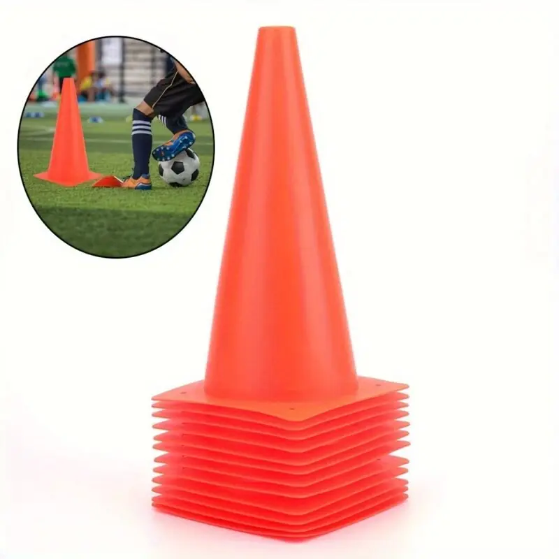 12pack 12 Traffic Training Cones Soccer Football Agility Drills