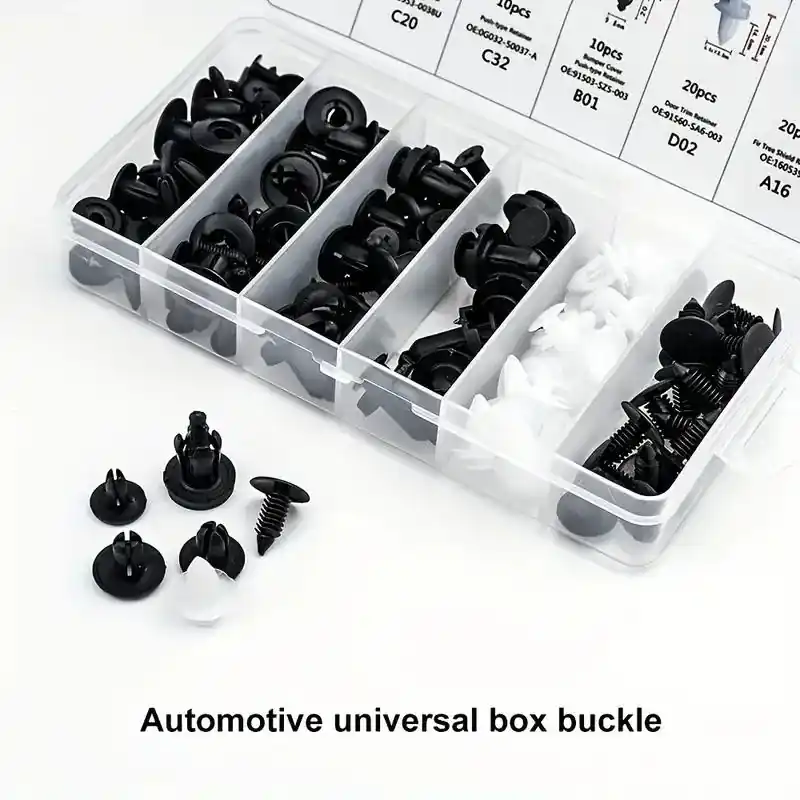 100pc Car Fastener Clips Set Durable Versatile Auto Maintenance Kit