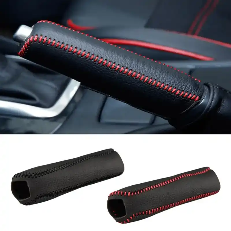 Pu Leather Hand Brake Cover For Honda Stylish Durable Upgrade