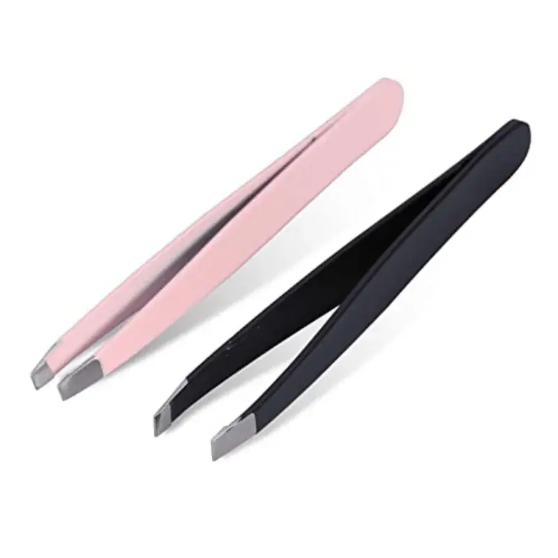 Professional Stainless Steel Eyebrow Tweezers Precision Hair Removal Tool