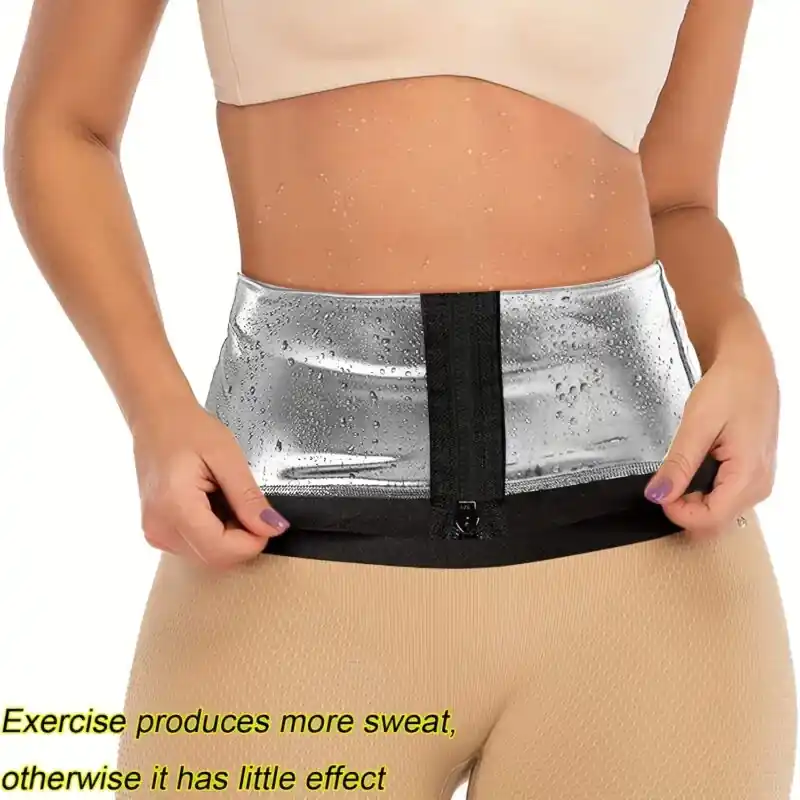 Womens Sauna Sweat Waist Trainer Shaper Belt Order Size Up