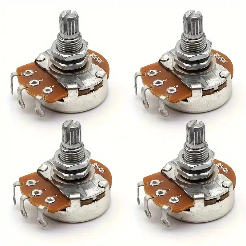 4pcs Full Size A500kb500k Guitar Volume Tone Pots Set