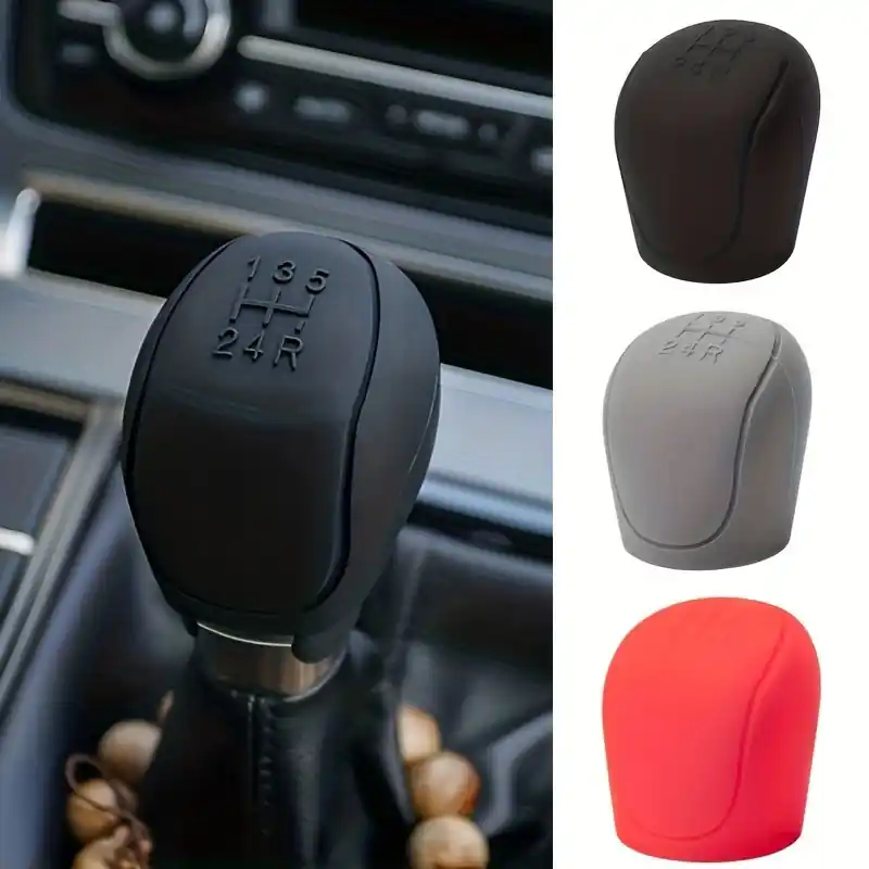 Ergonomic Nonslip Silicone Gear Shift Cover For 6speed Manual Cars