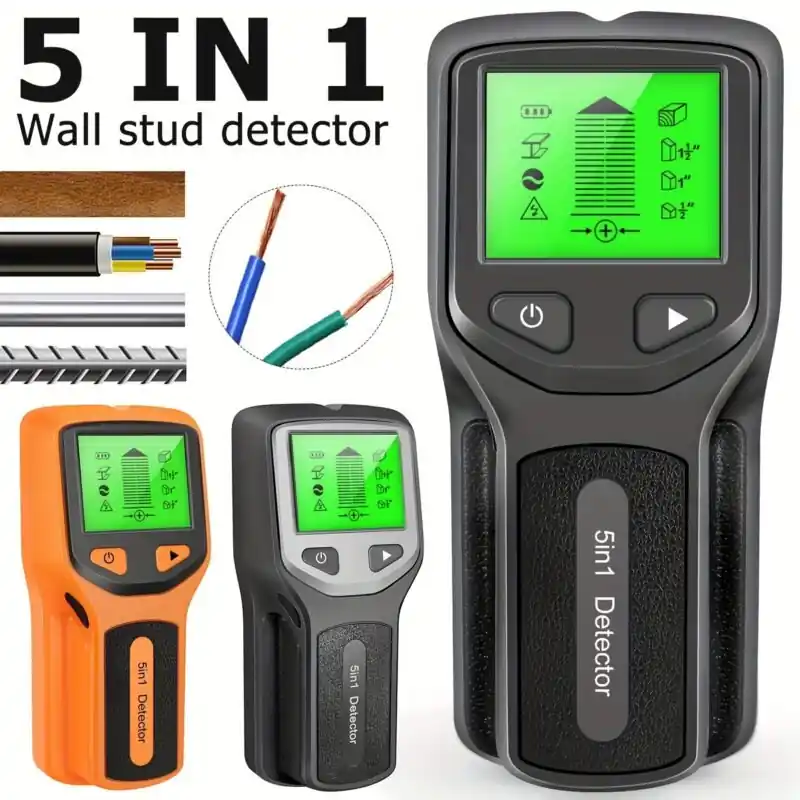 5in1 Advanced Wall Scanner Lcd Stud Finder For Wood Metal Ac Wires