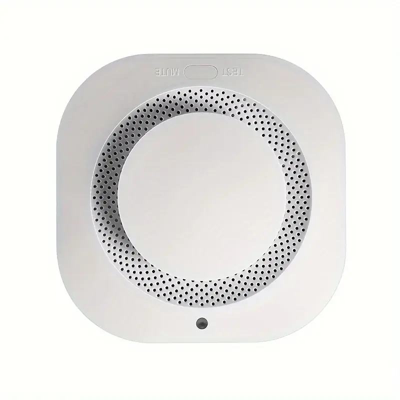 Photoelectric Smoke Alarm With Sound Light For Indoor Safety 9v Battery Required