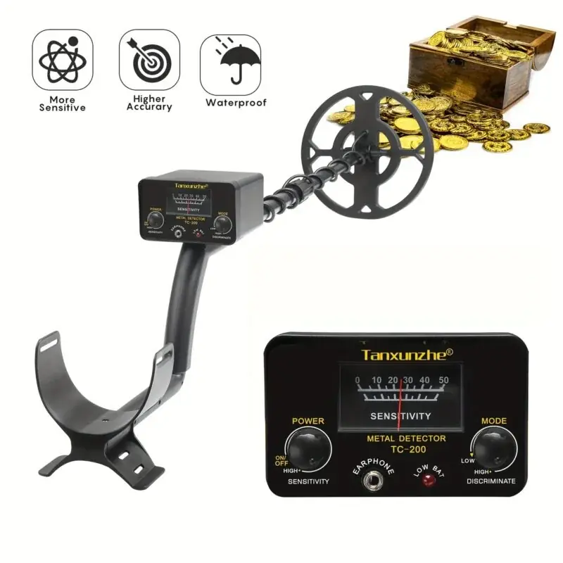 Tc200 Professional Metal Detector Pinpointer Uncover Hidden Treasures Easily