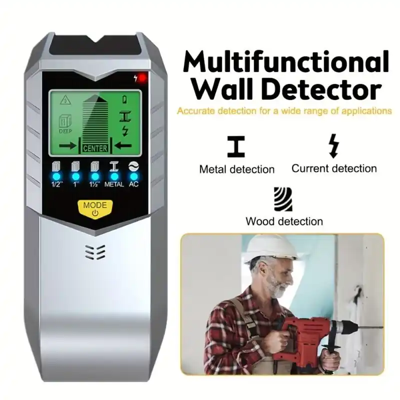 5in1 Multifunctional Electronic Wall Scanner Metal Stud Wood Detector