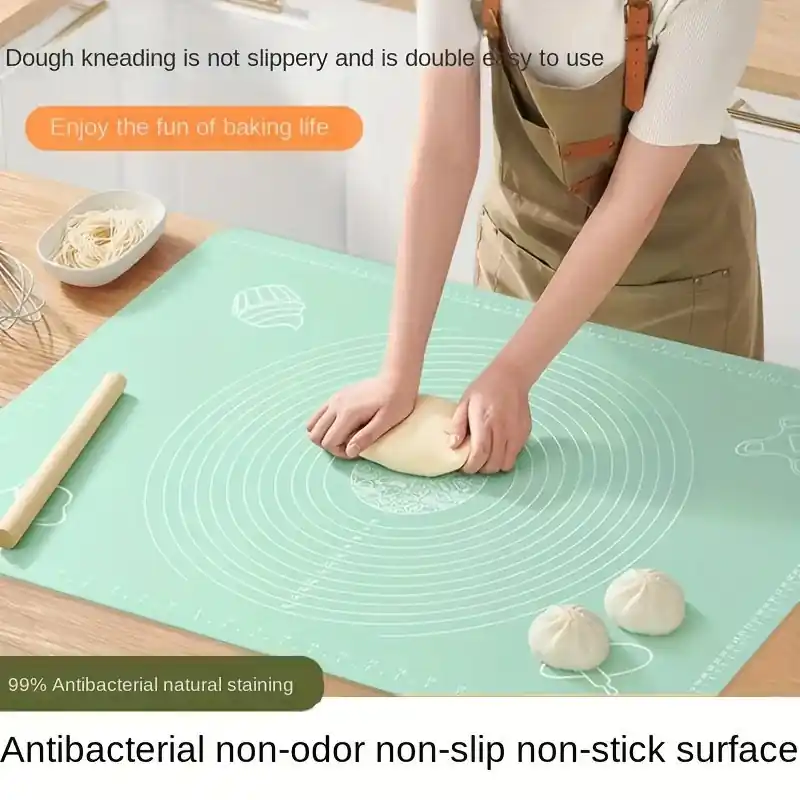 Heatresistant Nonstick Silicone Pastry Mat Easyclean Baking Surface