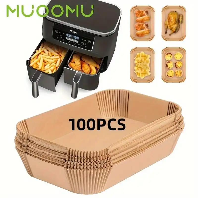 Nonstick Air Fryer Disposable Paper Liners 50100pcs Oil Water Proof