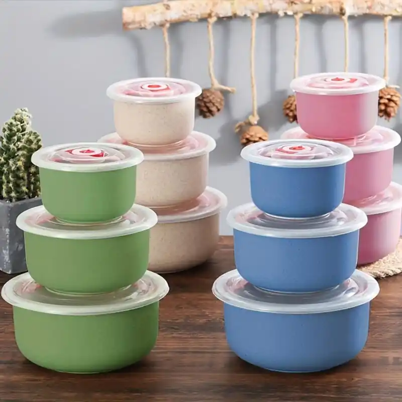 Leakproof 3piece Airtight Food Storage Set Multisize Keepfresh Containers