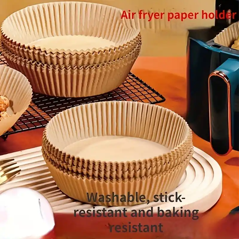 Nonstick Disposable Air Fryer Liners Easyclean Heatresistant 50100pcs