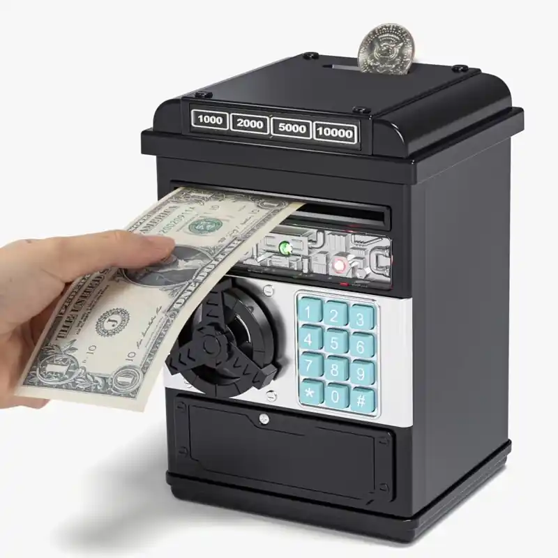 Electronic Password Piggy Bank For Kids Ages 38 Fun Money Saver