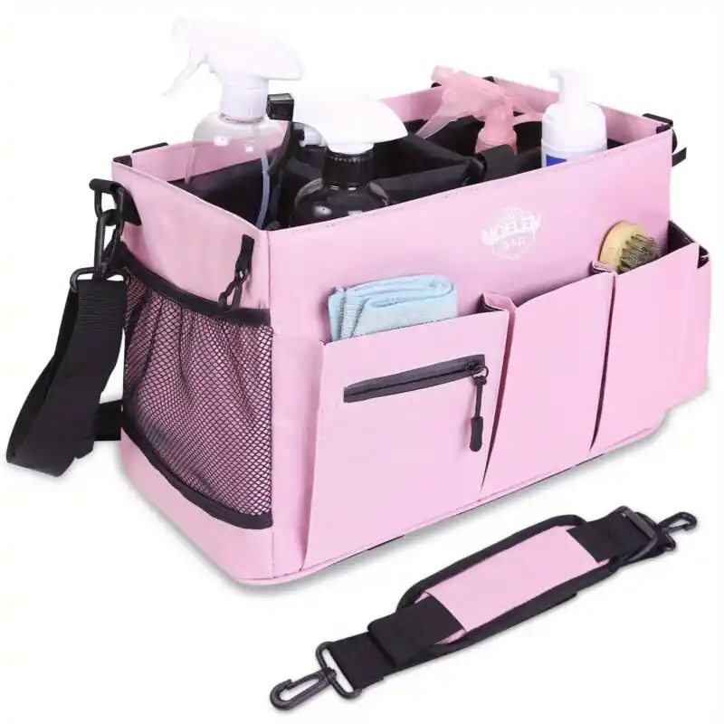 Large Wearable Cleaning Caddy With Straps Organizer For
