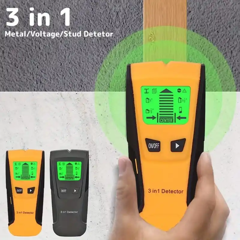 3in1 Lcd Wall Scanner Precise Stud Metal Ac Wire Detector