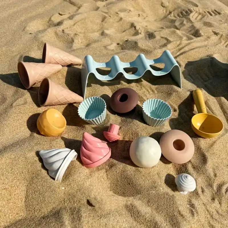 Kids Beach Toy Set Handcart Shovel Sand Water Play For Boys Girls